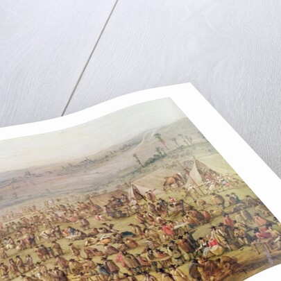 Military Encampment by Robert van den Hoecke