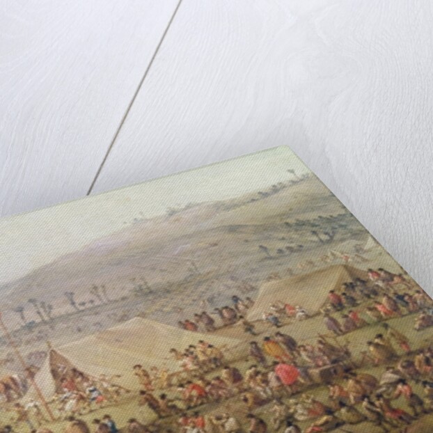 Military Encampment by Robert van den Hoecke