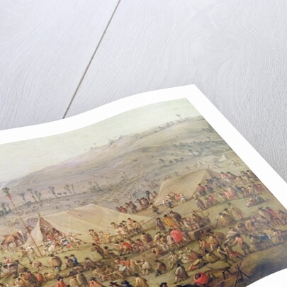 Military Encampment by Robert van den Hoecke