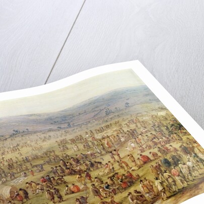 Military Encampment by Robert van den Hoecke