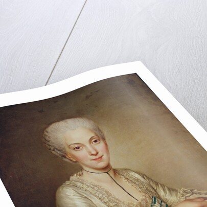 Portrait of a woman by Antoine Vestier