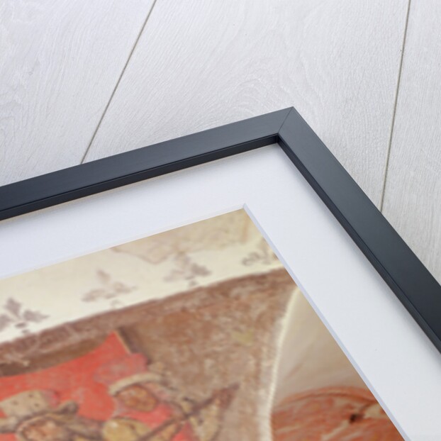 The Mocking of Christ, mural from the crypt by School Flemish