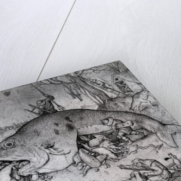 Big fishes eat small ones, 1556 by Pieter the Elder Bruegel