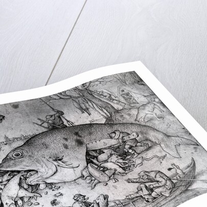 Big fishes eat small ones, 1556 by Pieter the Elder Bruegel