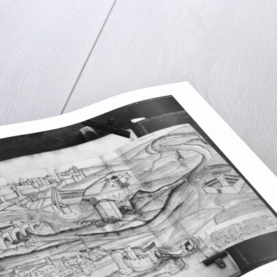 The city and the village of Carcassonne, 1462 by French School