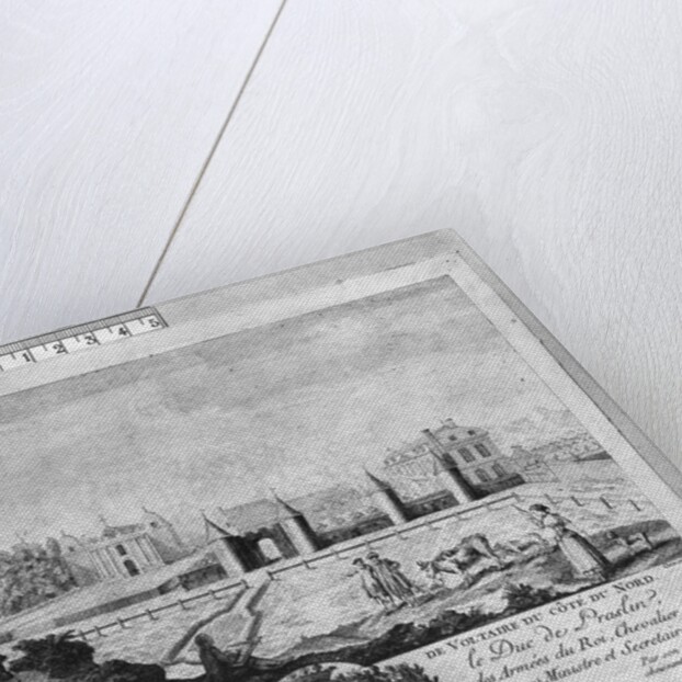 Voltaire's house in Ferney, north side by Louis (after) Signy