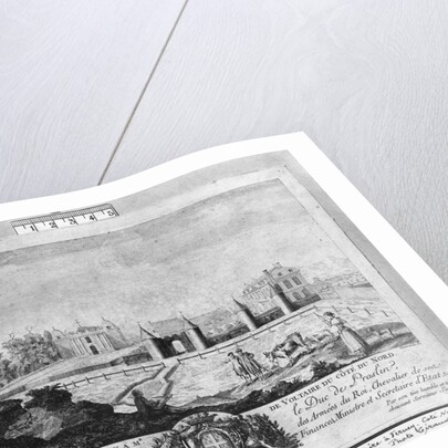 Voltaire's house in Ferney, north side by Louis (after) Signy