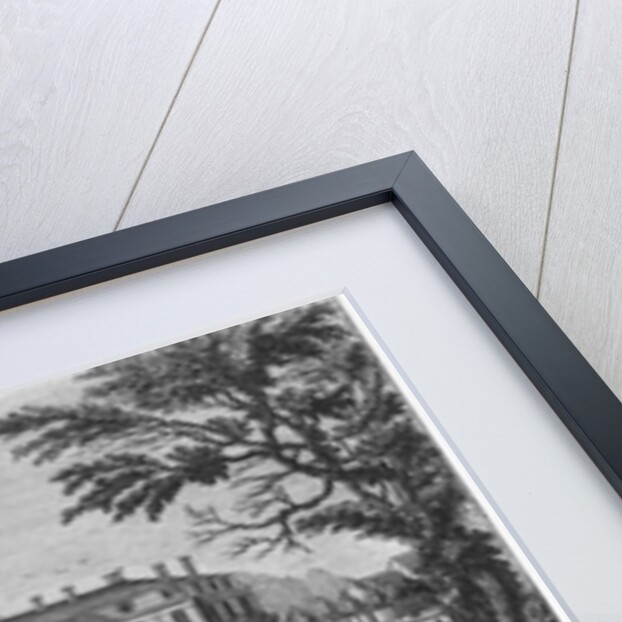 Voltaire's house in Ferney, west side by Louis Signy (after)