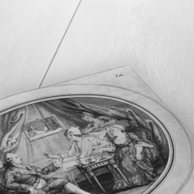 The Luncheon at Ferney, 4th July 1775 by Dominique Vivant (after) Denon