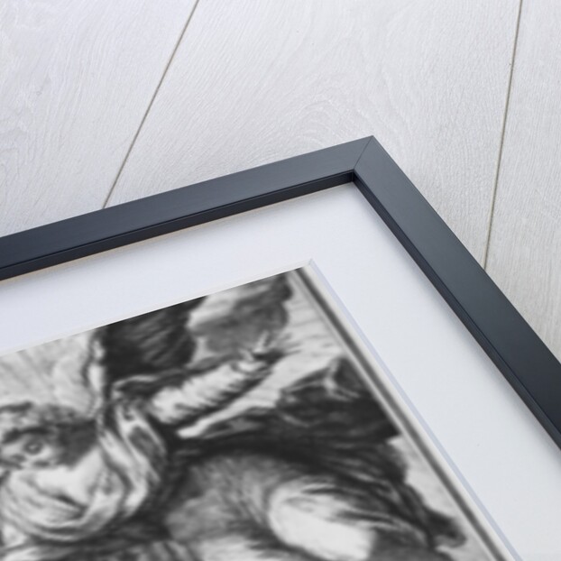 Siege of Paris, apparition of St. Louis to Henri IV engraved by Joseph de Longueil illustration from 'La Henriade' by Voltaire by Charles Joseph Dominique (after) Eisen