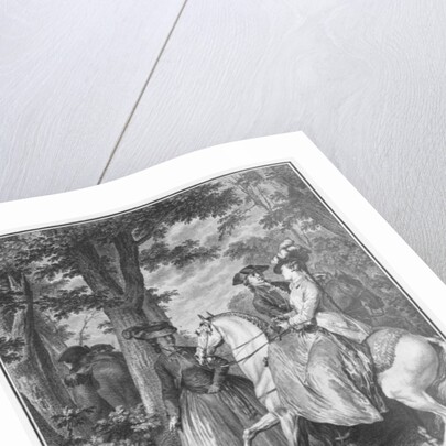 The meeting at the Bois de Boulogne by Jean Michel the Younger Moreau (after)