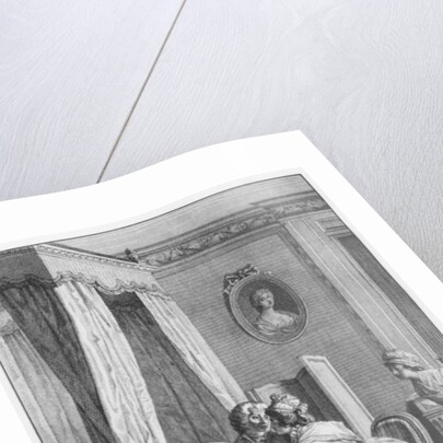 The visit of the doctor from Boson by Nicolas Andre (after) Monsiau