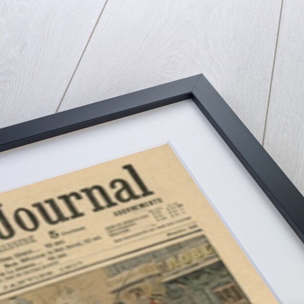 Winter in Paris, walking in the mud by French School