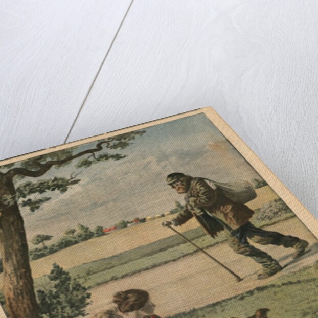 Vagabond is a nuisance for countryside by French School