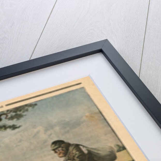 Vagabond is a nuisance for countryside by French School