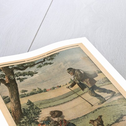 Vagabond is a nuisance for countryside by French School