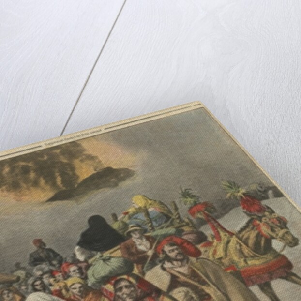 Eruption of Mount Etna by French School