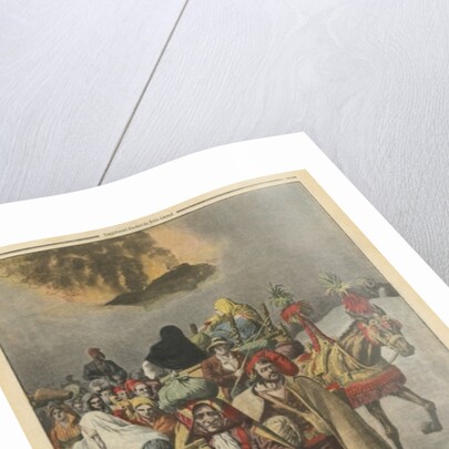 Eruption of Mount Etna by French School