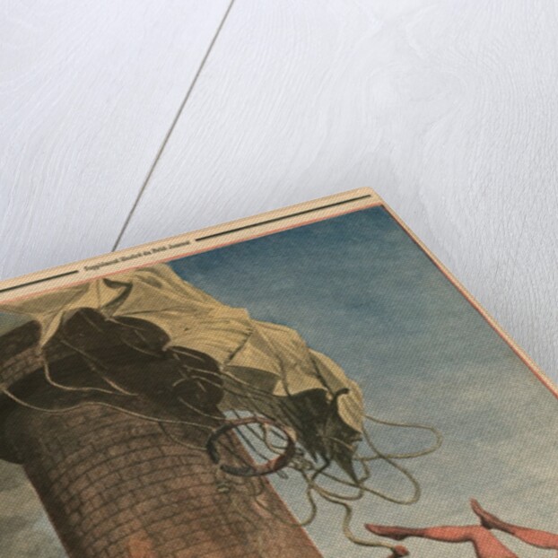 Dreadful parachute drop, Viola Spencer by French School