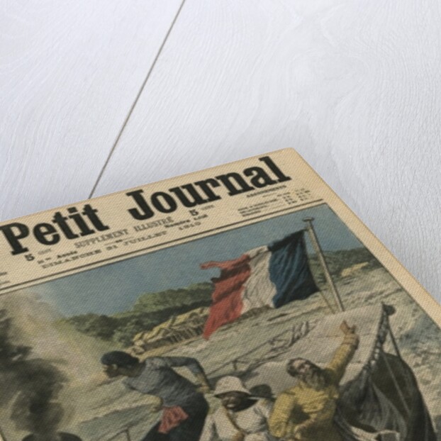 Drowning in the Mekong rapids by French School