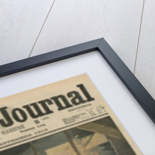 A bell ringer struck by lightning by French School