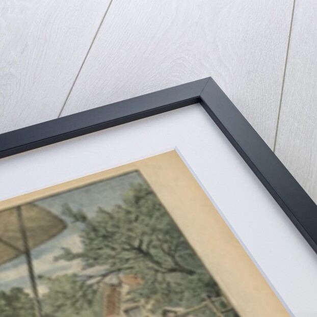 The cow and the airplane by French School