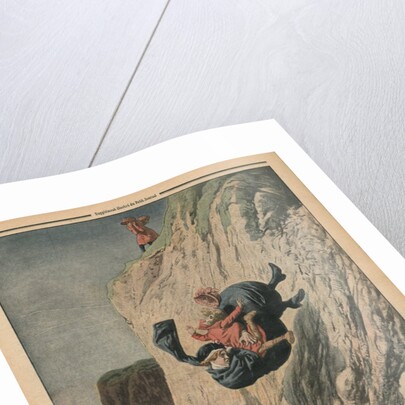 A nanny victim of her devotion by French School