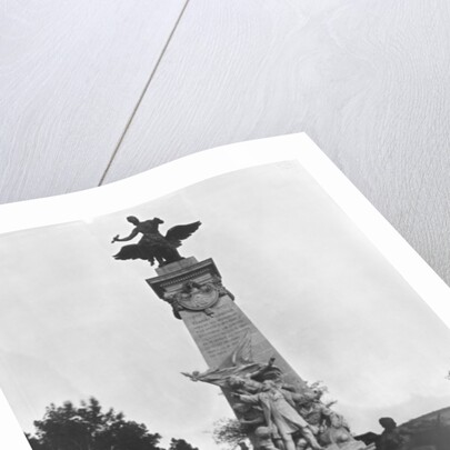 Monument to Leon Gambetta, central group, cour Napoleon, Louvre, 1888 by Jean Paul Aube