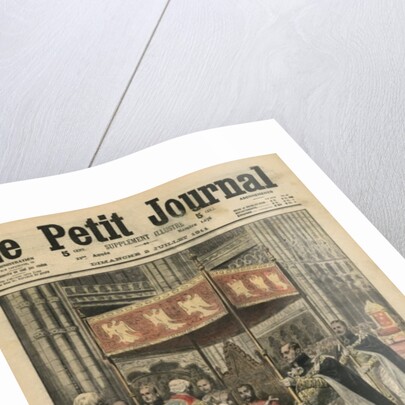 The Coronation of King George V and the Ceremony of Unction at Westminster Abbey, 23 June 1911 by French School