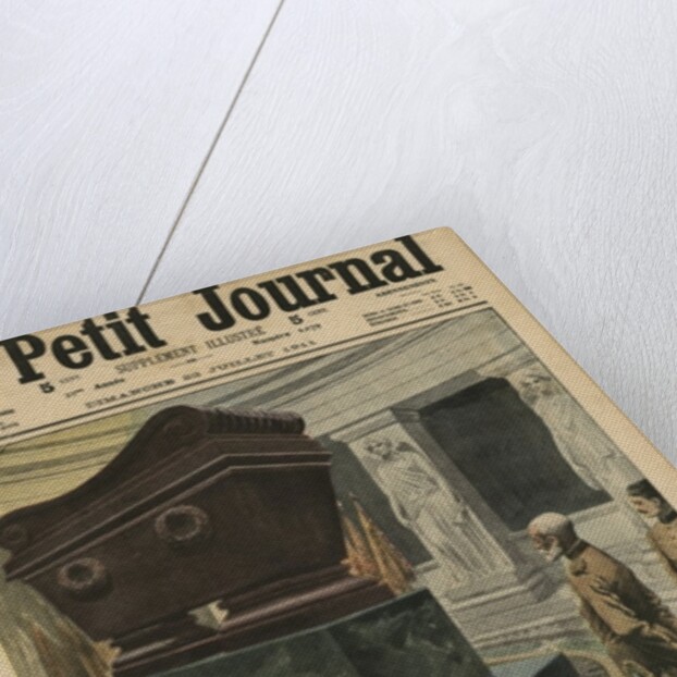 The Japanese General Count Maresuke Nogi before the tomb of Emperor Napoleon Bonaparte at Les Invalides, Paris by French School