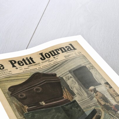 The Japanese General Count Maresuke Nogi before the tomb of Emperor Napoleon Bonaparte at Les Invalides, Paris by French School