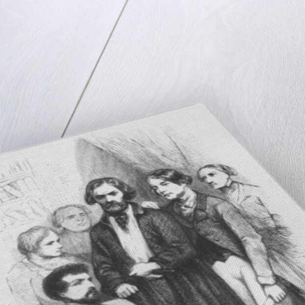 They understood his lack of money by Celestin Francois (after) Nanteuil