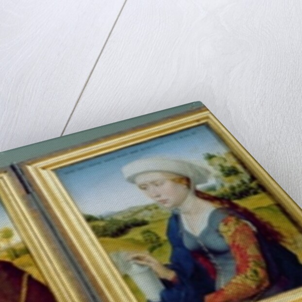 The Braque Family Triptych, St. John the Baptist, Christ the Redeemer between the Virgin and St. John the Evangelist, St. Mary Magdalene, c.1551 by Rogier van der Weyden