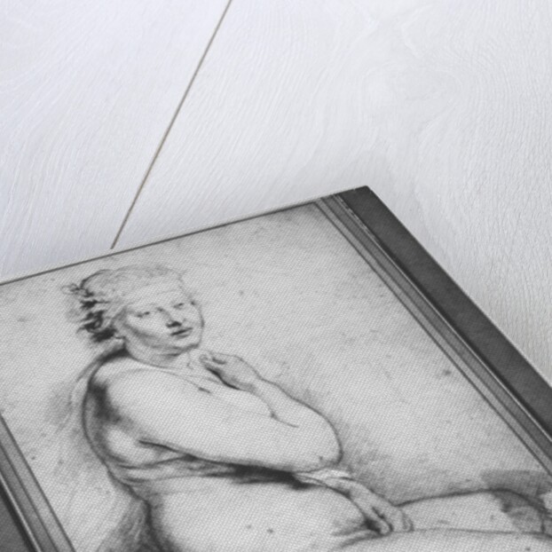 Young nude woman, seated, turned to the right by Peter Paul Rubens