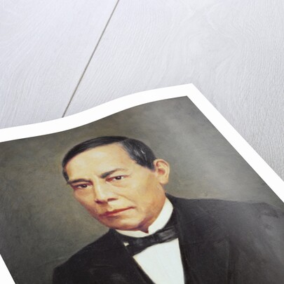 Portrait of Benito Juarez, 19th century by Mexican School