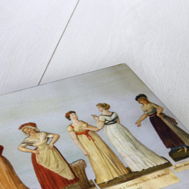 Dresses and costumes in vogue during the French Revolution by P. A. & Lesueur J.B. (1750-1850) Lesueur