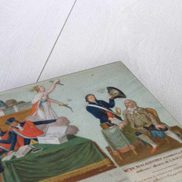 Lavoisier, the Comite de Surete Generale and Malesherbes, 18th century by P. A. & Lesueur J.B. (1750-1850) Lesueur