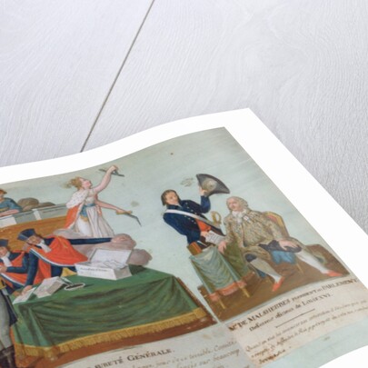 Lavoisier, the Comite de Surete Generale and Malesherbes, 18th century by P. A. & Lesueur J.B. (1750-1850) Lesueur