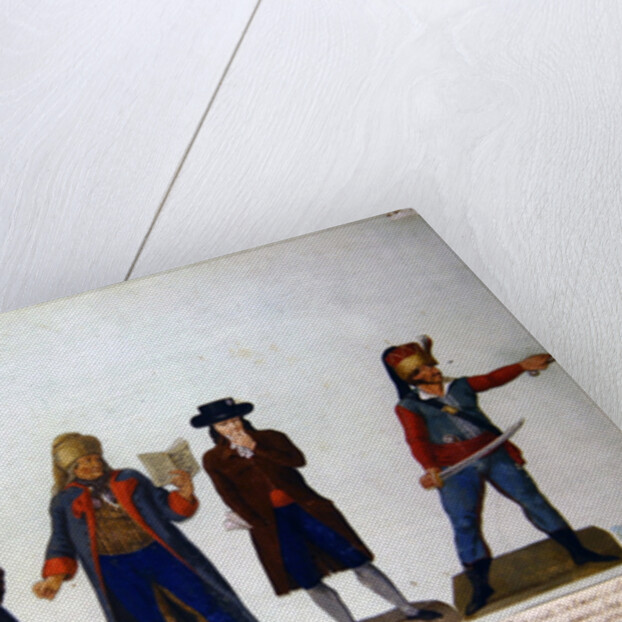 Jacobins and terrorists at the period of the Reign of Terror during the French Revolution by P. A. & Lesueur J.B. (1750-1850) Lesueur