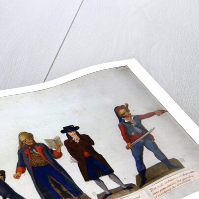 Jacobins and terrorists at the period of the Reign of Terror during the French Revolution by P. A. & Lesueur J.B. (1750-1850) Lesueur