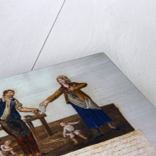 The honesty of a female citizen of the Temple district in Paris by P. A. & Lesueur J.B. (1750-1850) Lesueur