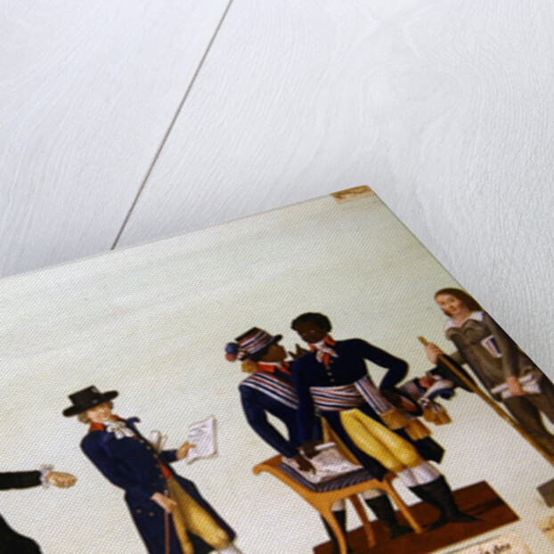 Deputies of the National Convention, Mirabeau and Deputy Granet. c.1794-5 by P. A. & Lesueur J.B. (1750-1850) Lesueur