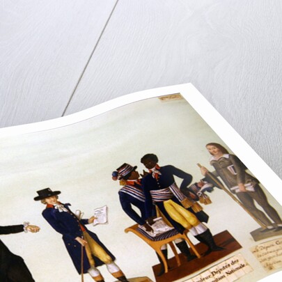 Deputies of the National Convention, Mirabeau and Deputy Granet. c.1794-5 by P. A. & Lesueur J.B. (1750-1850) Lesueur