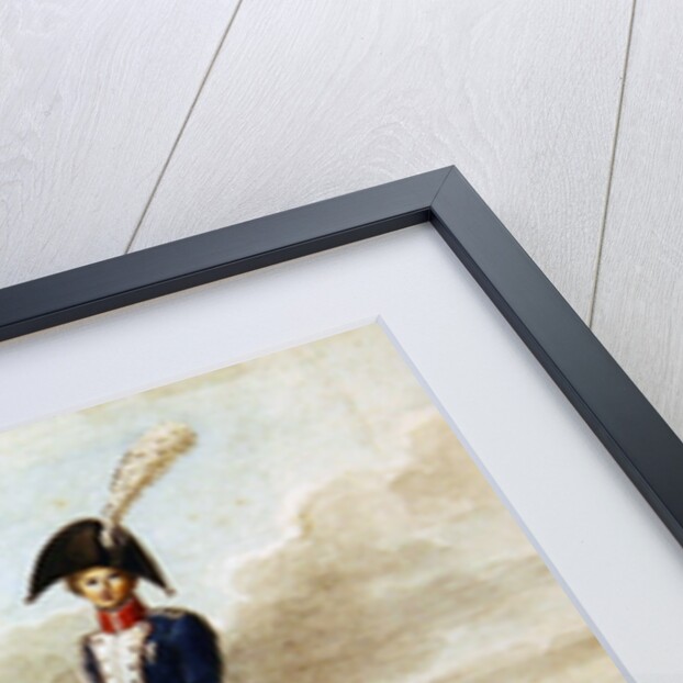 Swiss officer of the 4th regiment, horseman of the Royal Emigre Cavalry and mounted National Guard, 1814 by Pierre Antoine Lesueur