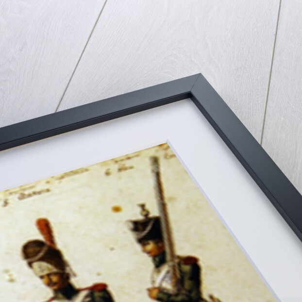 French Royal Guard, 1816 by Pierre Antoine Lesueur