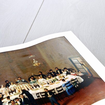 Banquet given at Oaxaca in honour of general Antonio Leon by Mexican School