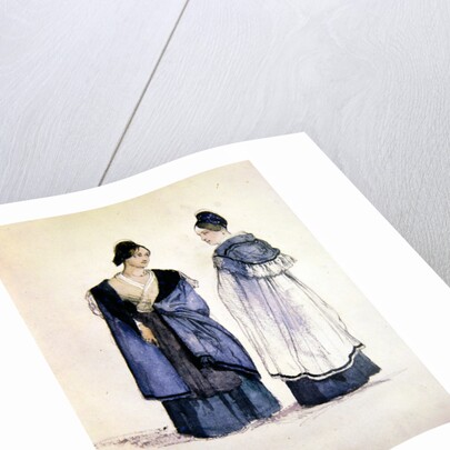 Inhabitants of Arles during the time of Daudet and Bizet by Jean Joseph Bonaventure Laurens