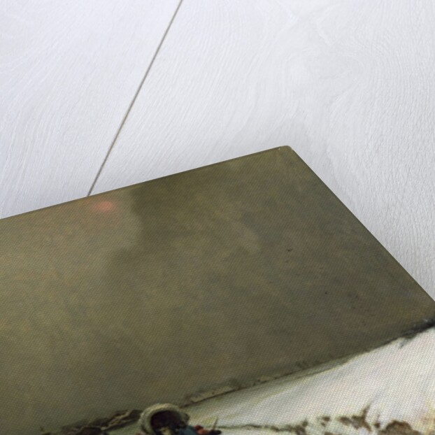 The Stragglers, Snow Effect, 1870 by Augustin Pierre Chenu