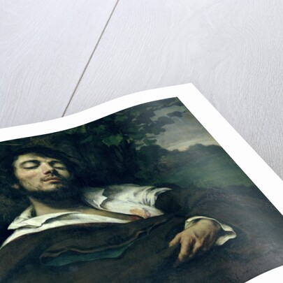The Wounded Man by Gustave Courbet