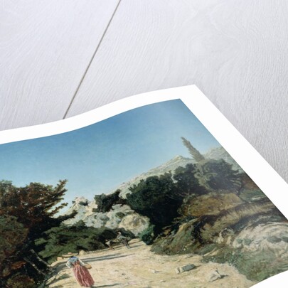 Route de la Gineste, near Marseilles, 1859 by Paul Camille Guigou